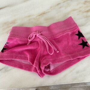 Hard tail pink Terry shorts girls size 10-12